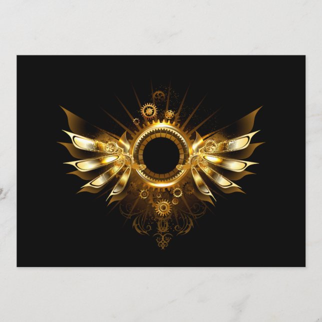 Cartão De Conselho Asas de vapor (Frente)