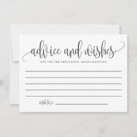 Casamento de Caligrafia em Cute Negro Deseja