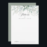 Cartão De Conselho Casamento de Eucalyptus com um verde minimalista<br><div class="desc">Este cartão de conselho de casamento de eucalipto verde minimalista é perfeito para um casamento rústico. A design apresenta uma coloração aquosa elegante folhas verdes de eucalipto. Estas cartas são perfeitas para um casamento, chá de panela, chá de fraldas, festa de formatura e muito mais. Personalize as cartas com os...</div>