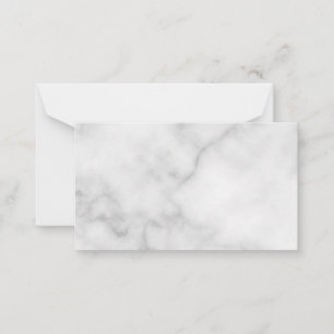 Cartão De Conselho Casamento de Mármore Branco vazio