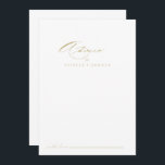 Cartão De Conselho Casamento Dourado da Caligrafia Moderna Elegante<br><div class="desc">Este elegante cartão de casamento de ouro para caligrafia moderna é perfeito para um casamento rústico. O design simples e na moda apresenta a tipografia de script clássico e rico em ouro. Estas cartas são perfeitas para um casamento, chá de panela, chá de fraldas, festa de formatura e muito mais....</div>