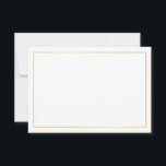 Cartão De Conselho Casamento Dourado Elegante vazio<br><div class="desc">Adicione um toque pessoal ao seu casamento com um conselho de casamento elegante e um cartão de desejos. Esta placa de conselho tem espaço em vazio branco com borda dourada. Perfeito para casamento, chá de fraldas, festa de aniversário, chá de panela, festa de solteira e qualquer ocasião especial. Note que...</div>