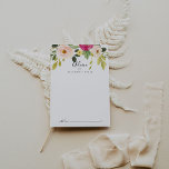 Cartão De Conselho Casamento Floral Cinza Verde<br><div class="desc">Este cartão de conselho floral cor-de-rosa verde é perfeito para um casamento simples. O design apresenta belas pinturas manuais, rosas, pincéis e pénicas amarelas, pintadas à mão, com folhagem verde. Estas cartas são perfeitas para um casamento, chá de panela, chá de fraldas, festa de formatura e muito mais. Personalize as...</div>