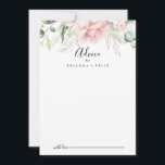 Cartão De Conselho Casamento Floral da Folhagem Verde Dourada<br><div class="desc">Este cartão de conselho floral de folhagem dourada é perfeito para um casamento moderno. A design apresenta ouro desenhado à mão e folhagem botânica verde com flores rosa, pinceladas e brancas, inspiradoras belezas naturais. Estas cartas são perfeitas para um casamento, chá de panela, chá de fraldas, festa de formatura e...</div>