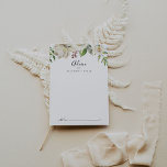 Cartão De Conselho Casamento Floral de Peony White Winter<br><div class="desc">Este cartão de conselho floral de peônia de inverno branco é perfeito para um casamento moderno. A design apresenta lindas peônias brancas desenhadas à mão, amontoadas em buquês imersos, com botões entrelaçados e folhas verdes. Estas cartas são perfeitas para um casamento, chá de panela, chá de fraldas, festa de formatura...</div>