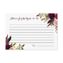 Conselhos de Aquarela Boho Floral de Outono para a