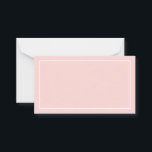 Cartão De Conselho Conselhos e Desejos de Casamento Cor-de-Rosa-Blush<br><div class="desc">Vazio Blush e White Wedding Advice and Wish Card com borda retangular branca sobre fundo cor-de-rosa pincelado. Também perfeito como cartões de casamento,  cartões de visitas e muito mais. Clique no botão personalizar para personalizar o design escolhendo a cor de fundo que você deseja.</div>