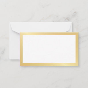 Cartão De Conselho Conselhos e Desejos de Casamento Dourado e Branco