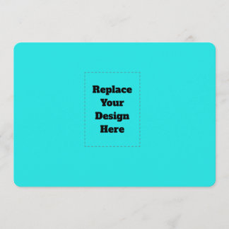 Cartão De Conselho Create Your Own cyan