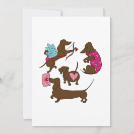 CARTÃO DE CONSELHO DACHSHUNDS CUPID 