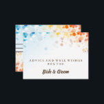 Cartão de Conselho de Casamento com Brilho Dourado<br><div class="desc">Este é um Cartão de Conselho de Casamento com Brilho Dourado Falso elegante e em branco. Este cartão apresenta brilho dourado. É perfeito como cartões de lugar de casamento,  cartões de visita e mais. Clique no botão personalizar para personalizar o design.</div>