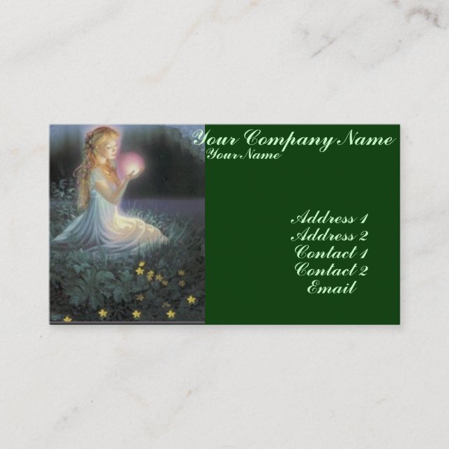 Cartão De Conselho Desejos entre as Flores (Frente)