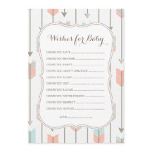 Desejos Para Jogo De Chá De Setas Tribais Para Beb