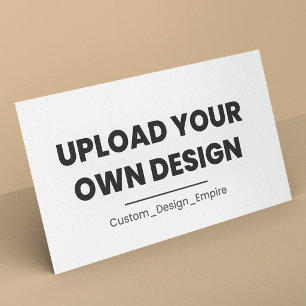 Cartão De Conselho Envie Seu Próprio Design Aqui Personalizado