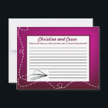 Cartão De Conselho Folha de Aviso Escrita com Folha de Papel Plano Ro<br><div class="desc">Estas adoráveis Cartas de Aconselhamento Escrito são a adição perfeita a qualquer casamento. Basta entregar estas cartas aos seus convidados, juntamente com canetas Sharpie de ponta fina. Seus hóspedes podem anotar qualquer conselho que tenham para a nova noiva e noiva. Estas são impressas com tamanho de 4, 25" x 5,...</div>