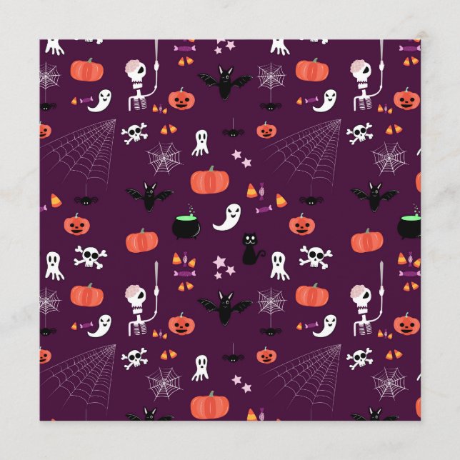 Cartão De Conselho Halloween (Frente)