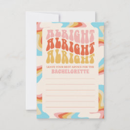 Cartão De Conselho Jogo De Festa de solteira Enlouquecido E Envolvido