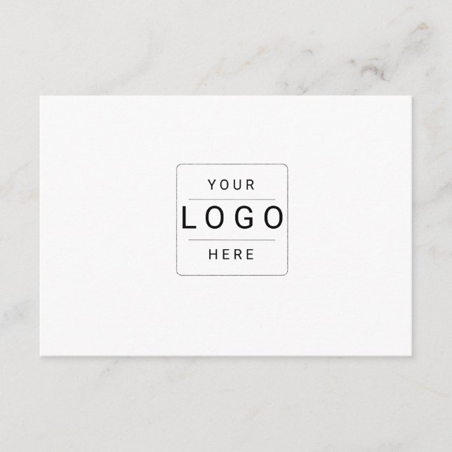 Cartão De Conselho Logotipo Personalizado (Frente)