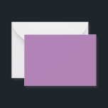 Cartão De Conselho London Hue,Opera Mauve,Pale Purple,<br><div class="desc">Descubra nossas placas de conselho plano, perfeitas para casamentos e festas. Desfrute de cores vibrantes, impressão frente e verso e uma garantia de satisfação. Crie memórias duradouras hoje! Placas de conselho planas elegantes para cada ocasião. Perfeito para Celebrações: Torne seus eventos especiais ainda mais memoráveis com nossas Placas de Conselhos...</div>