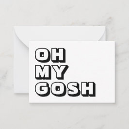 Cartão De Conselho Meu Deus, meu Deus, carta branca preta