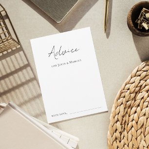 Cartão De Conselho Moderno Script Elegante Simples Minimalista Casame