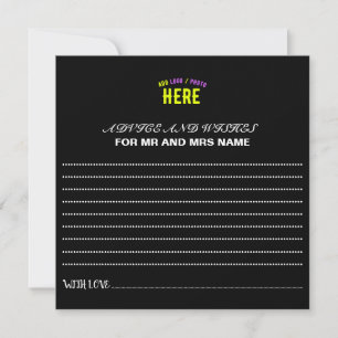 CARTÃO DE CONSELHO NA MODA MODERNO PERSONALIZÁVEL NEGRO VERIFICADO CO