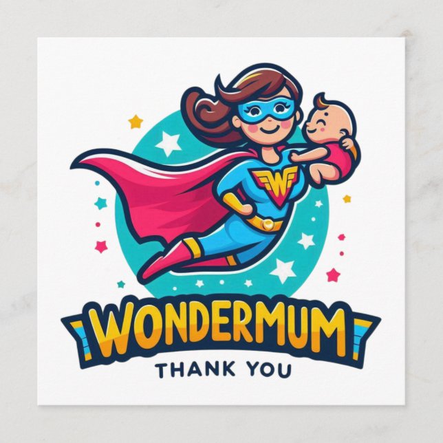 Cartão De Conselho Obrigado, Mãe! Camiseta (Frente)