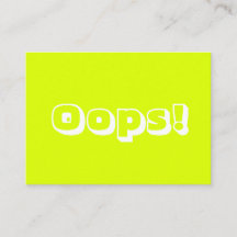 Oops! Desculpe, cartucho verde moderno