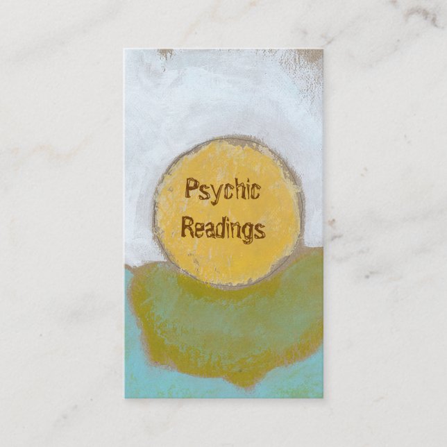 Cartão De Conselho Orientação de aconselhamento de psíquica única e d (Frente)