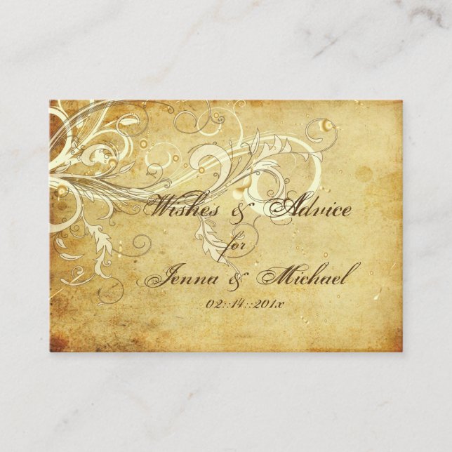 Cartão De Conselho PixDezines creme de vinheta (Frente)