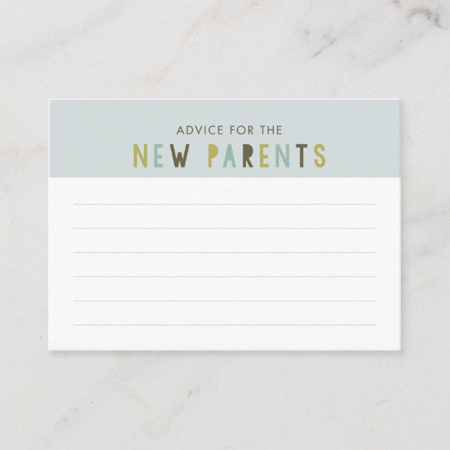 Cartão De Conselho Placa de assistência para Chás de fraldas de Casai (Frente)