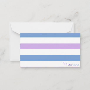 Cartão De Conselho Placas de Nota de LouvorMove com Script