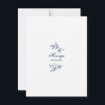 Cartão De Conselho Ramificação Minimalista de Flores de Buquê Bridal<br><div class="desc">Cartão de Aviso de Branch de Flores de Buquê Bridal Desenhado Minimalista: cartões de aconselhamento pequenos pré-preenchidos por você com perguntas simples e engraçadas ao mesmo tempo. Seus convidados deixarão uma mensagem, um pensamento e uma atenção e a colocarão em seu envelope (fornecido). Pequeno gesto para os seus convidados que...</div>