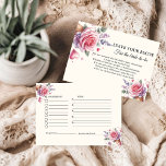 Cartão De Conselho Receita de solicitação de noiva de sorvete<br><div class="desc">Celebrar a noiva a ser com um chá de panela doce e encantador de tema sorvete! Este tema divertido e refrescante é perfeito para uma reunião de verão ou para qualquer noiva que ame todas as coisas de sorvete. O evento terá uma série de sabores, saliências e doces do sorvete,...</div>