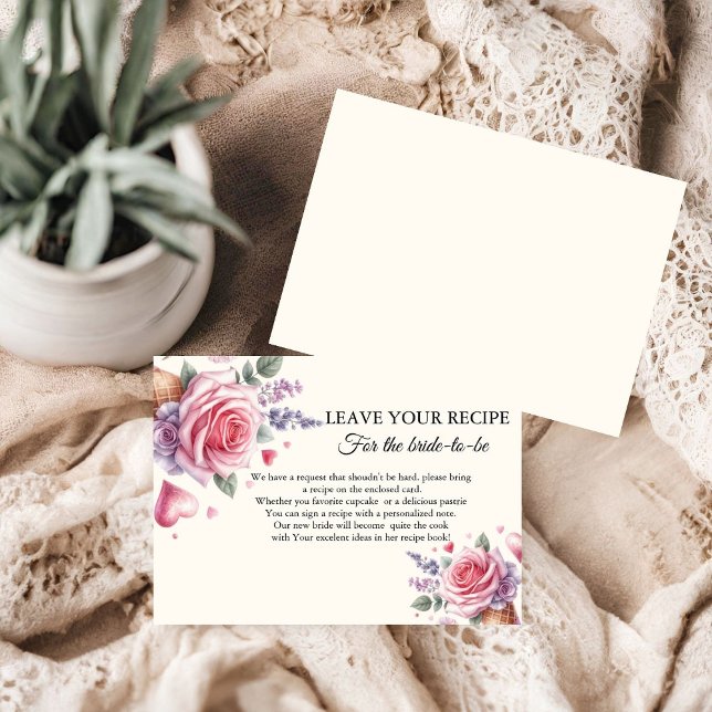 Cartão De Conselho Receita de solicitação de noiva de sorvete (Criador carregado)