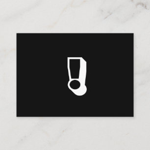 Cartão De Conselho Surpresa, surpreendida, corajosa e moderna branca