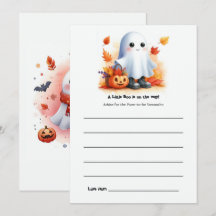 "Um Pequeno Boo está a caminho" Chá de fraldas de 