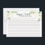 Cartão De Conselho WhiteFloral Advice Cards, orações, desejos<br><div class="desc">Cartas de Conselhos Florais Brancos</div>