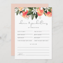 Cartão de Conselhos e Previsões para Bebês SAVANNA