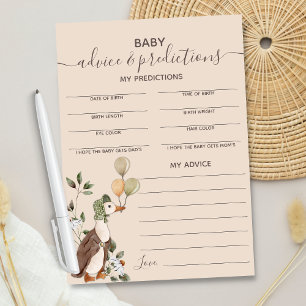 Cartão de Conselhos e Previsões para Chás de frald