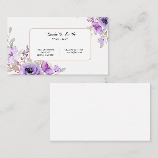 Cartão de Contato (Frente/Verso)