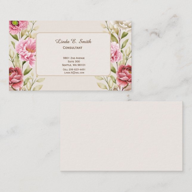 Cartão de Contato (Frente/Verso)