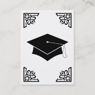 Cartão De Contato a graduação floresce