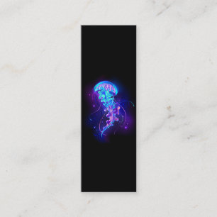 Cartão De Contato Água-viva brilhante a cores