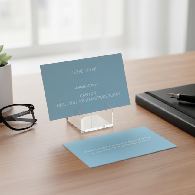 CARTÃO DE CONTATO ARRUMA UMA CHAMADA ENORME (The "Personal Space Invader Repellent" Calling Card)