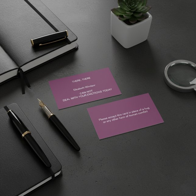 CARTÃO DE CONTATO ARRUMA UMA CHAMADA ENORME (HERES A HUG Calling Card)