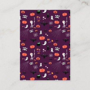 Cartão De Contato Arte Assustadoramente Fofa de Halloween