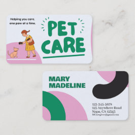 Cartão De Contato Atendedor de Pet Personalizável