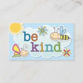 Cartão De Contato Be Kind Cards - Encourage Acts of Kindness Today
