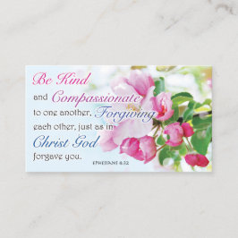 Cartão De Contato Bible Verse Cards, Religious Motivational, Be Kind